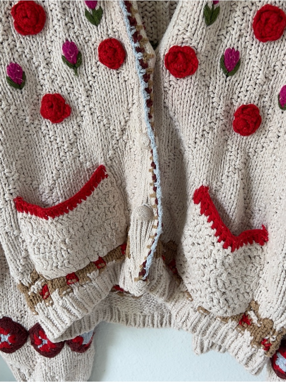 Free People Rosebud Cardigan - Womens XS - Picture 7 of 8